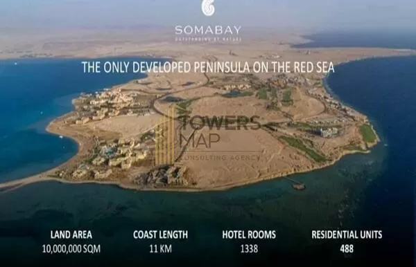 Chalet for Sale in Reef Town: Soma Bay Chalet sea view / 2 BR / Hurghada / DP10%