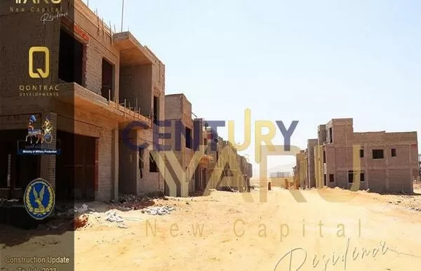 Apartment for Sale in Yaru new capital Compound: Two-bedroom apartment for sale in the capital, with